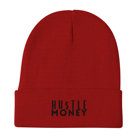HM Classic Embroidered Beanie (BLK)