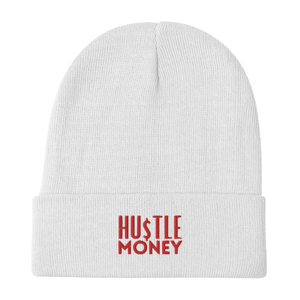 HM Classic Embroidered Beanie (RED)