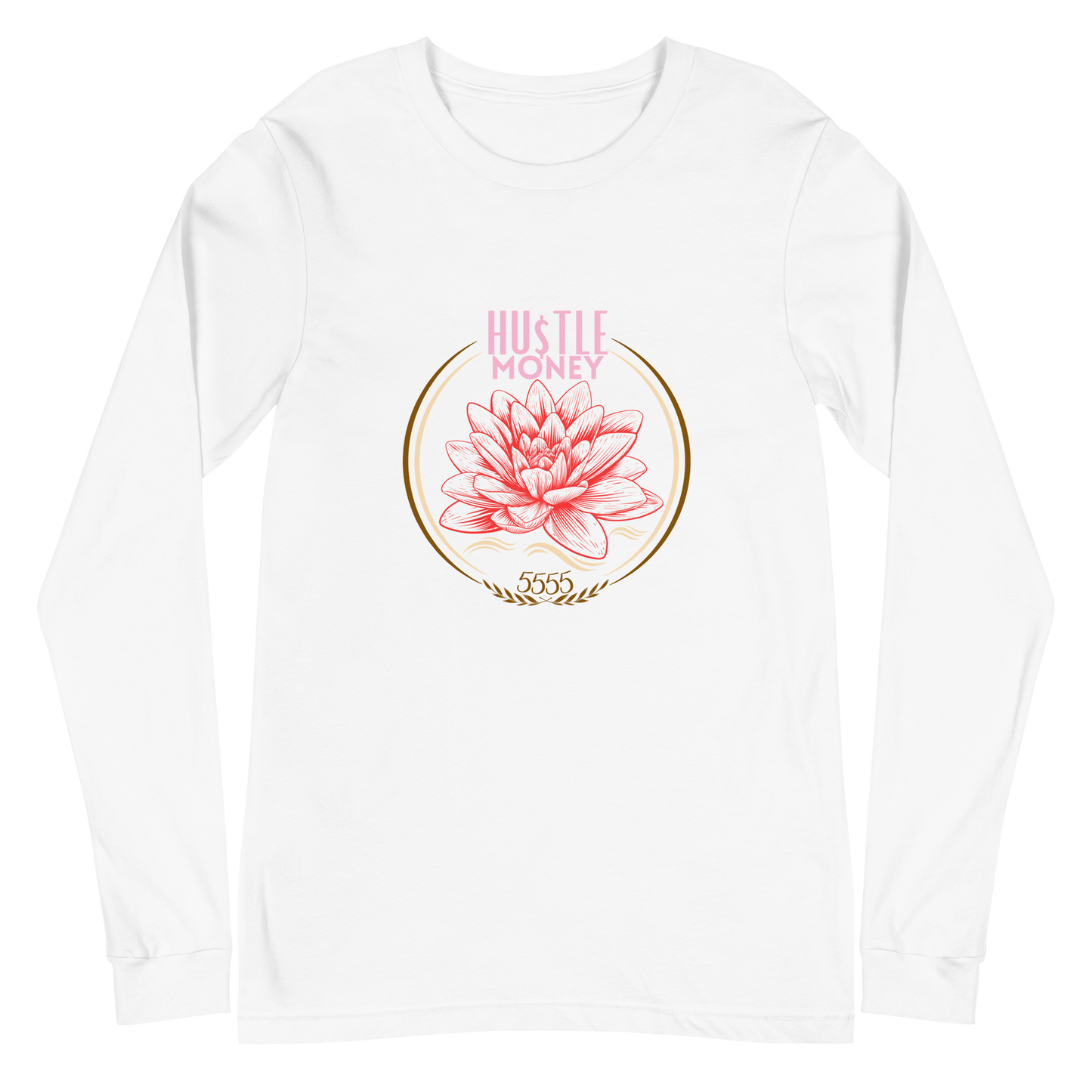 Women's HM Lotus 5s Long Sleeve Tee (Tan/Red/Pink/Brown)