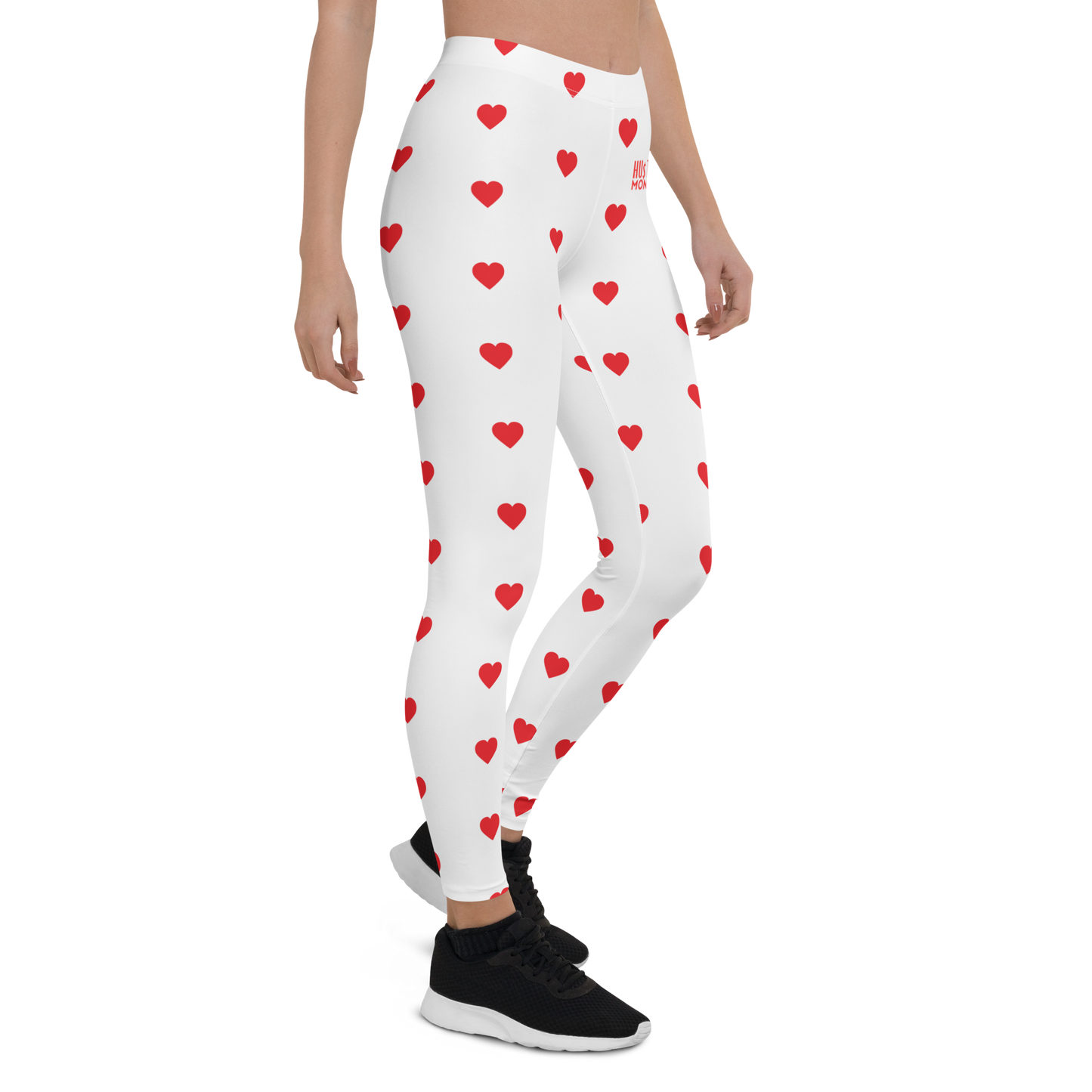 HM Heart Leggings (RED/WHT)