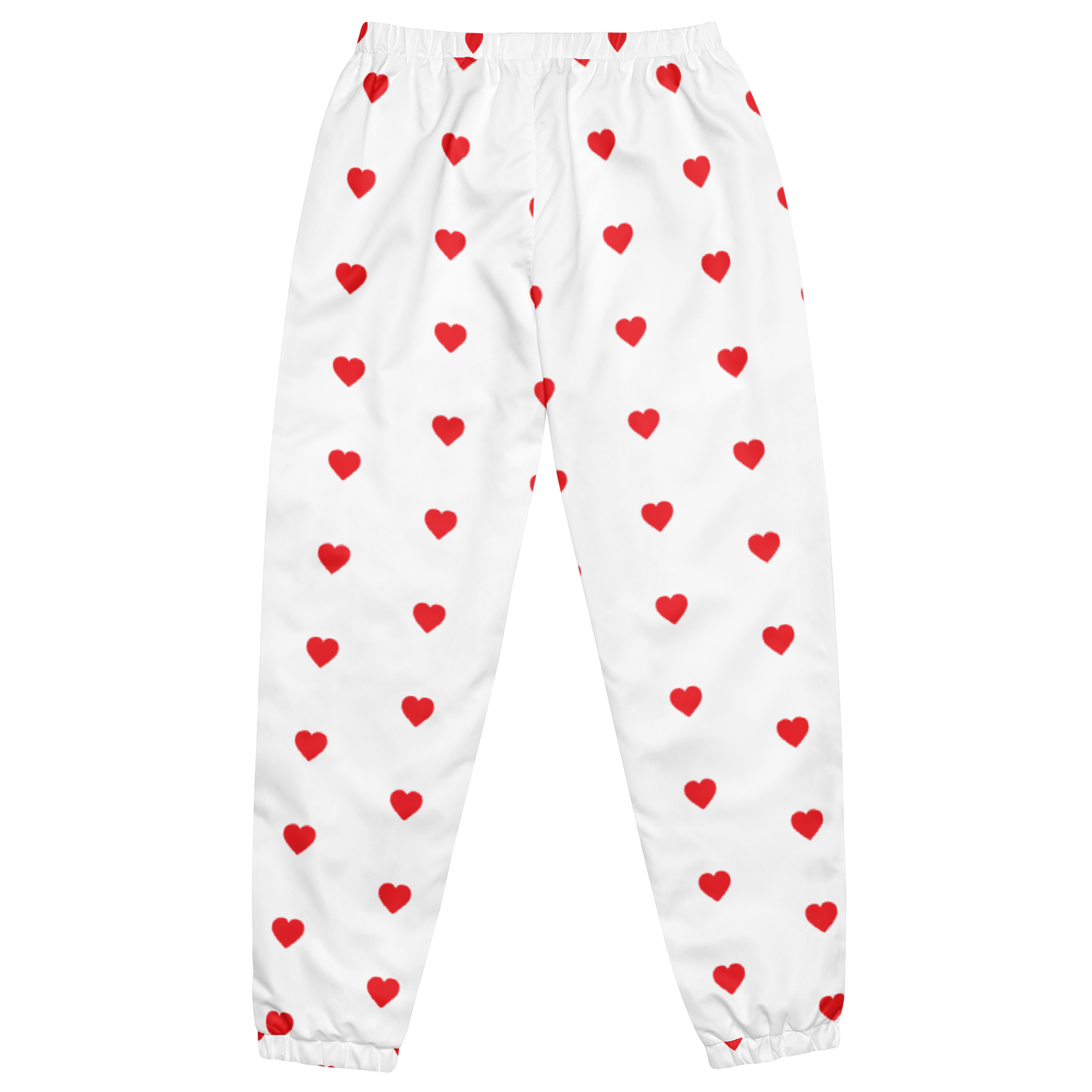 Unisex HM Classic Hearts track pants (RED/WHT)