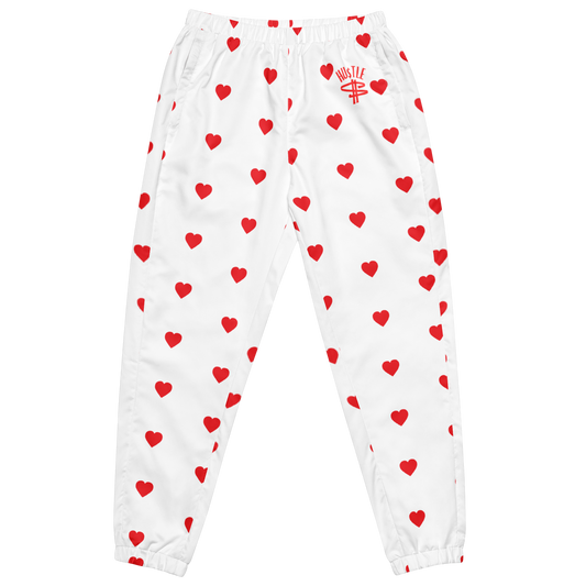 Unisex H$ Hearts track pants (RED/WHT)