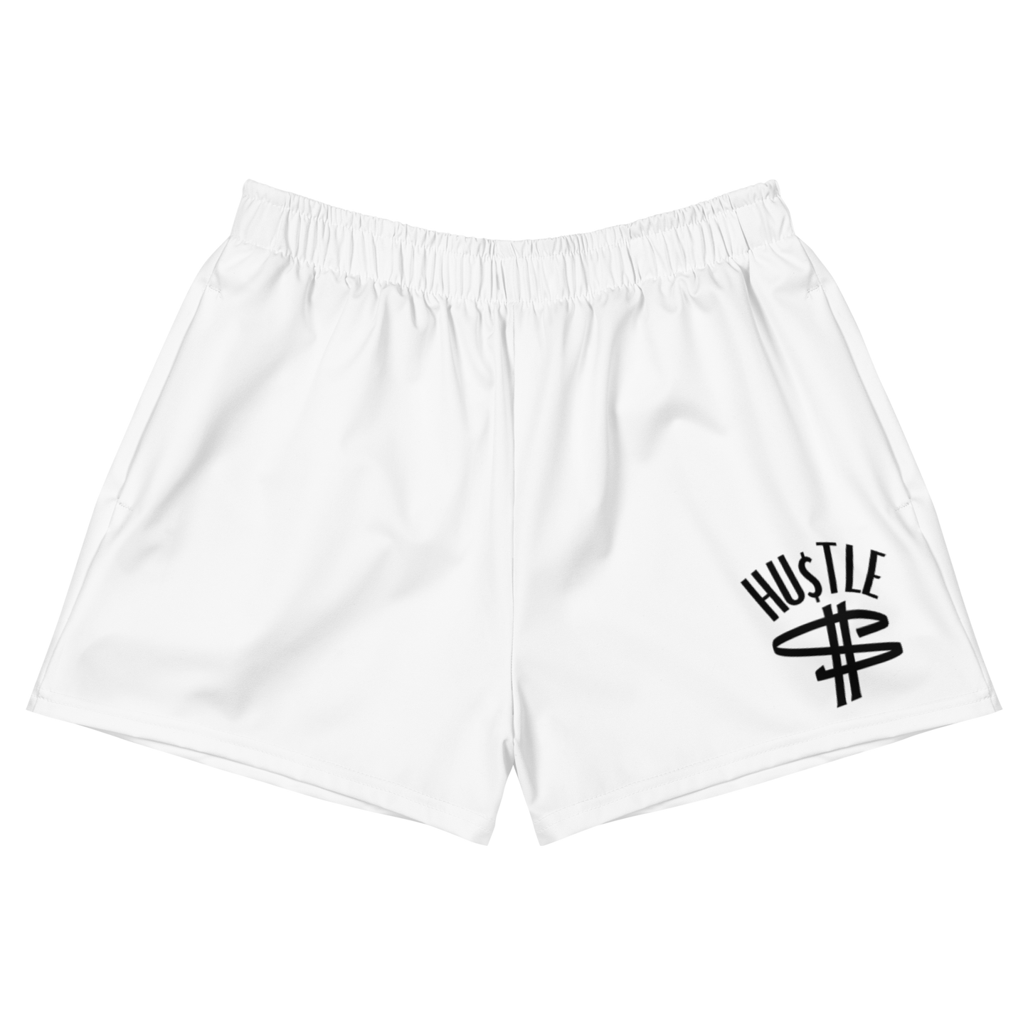 Women’s HM Athletic Shorts (WHT/BLK)