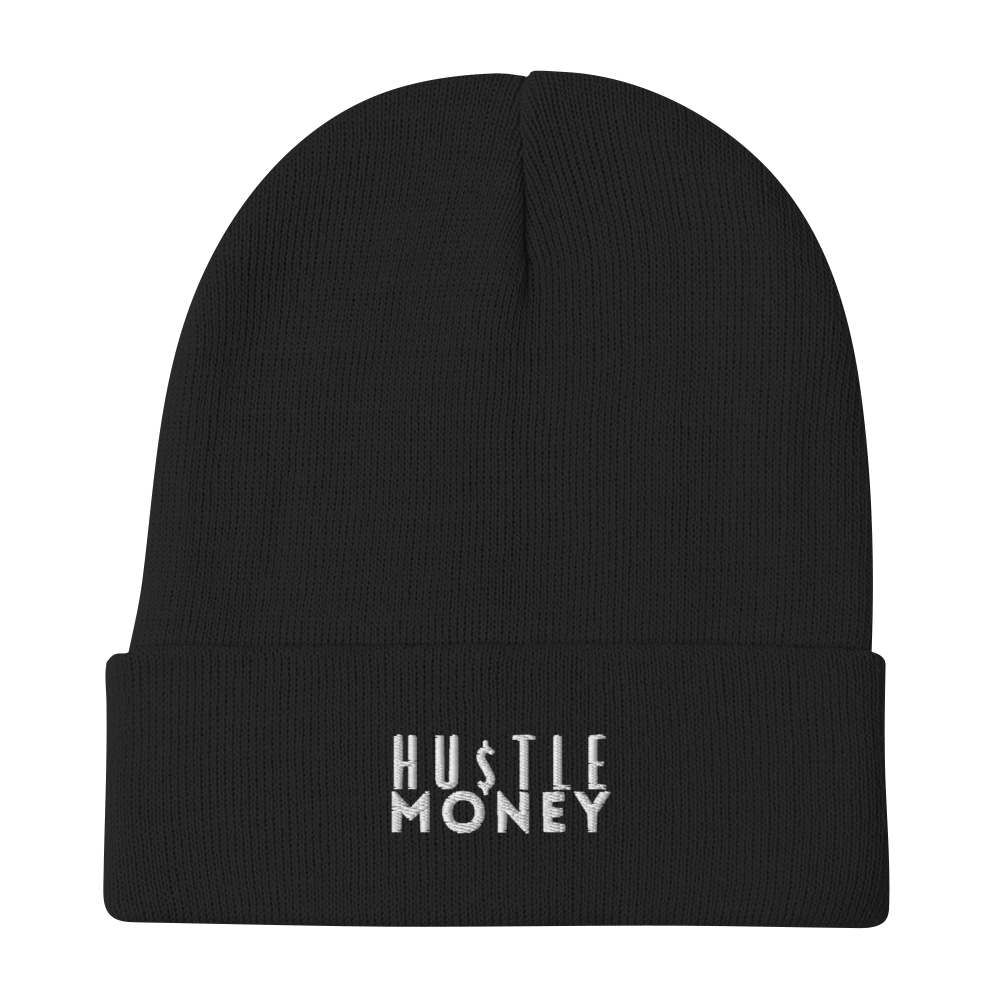 HM Classic Embroidered Beanie (WHT)