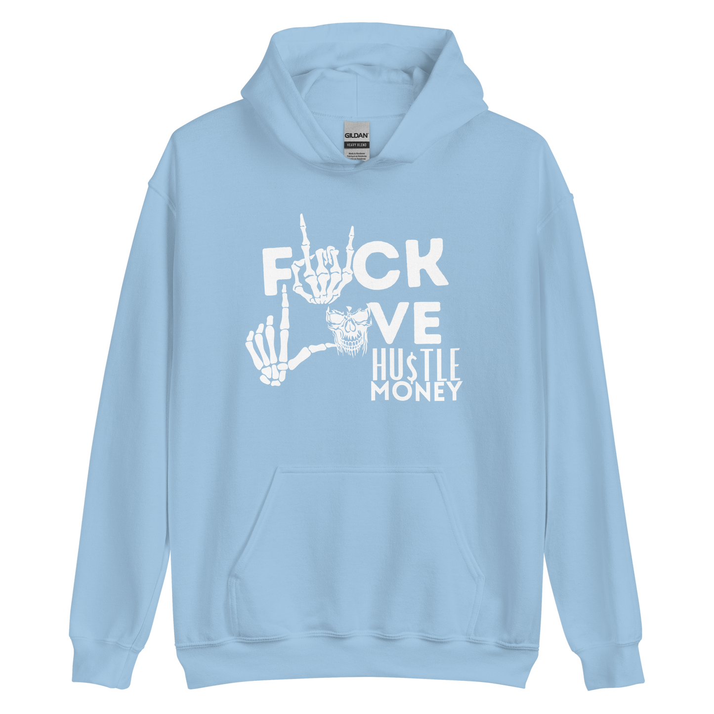 Unisex HM F Love Hoodie #2 (WHT)