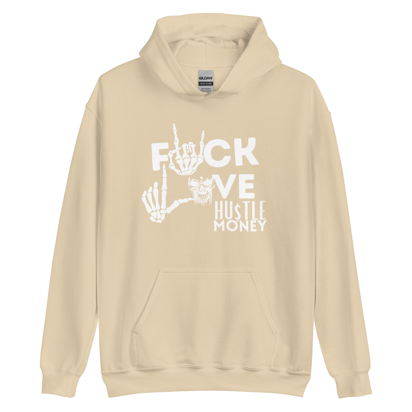 Unisex HM F Love Hoodie #2 (WHT)