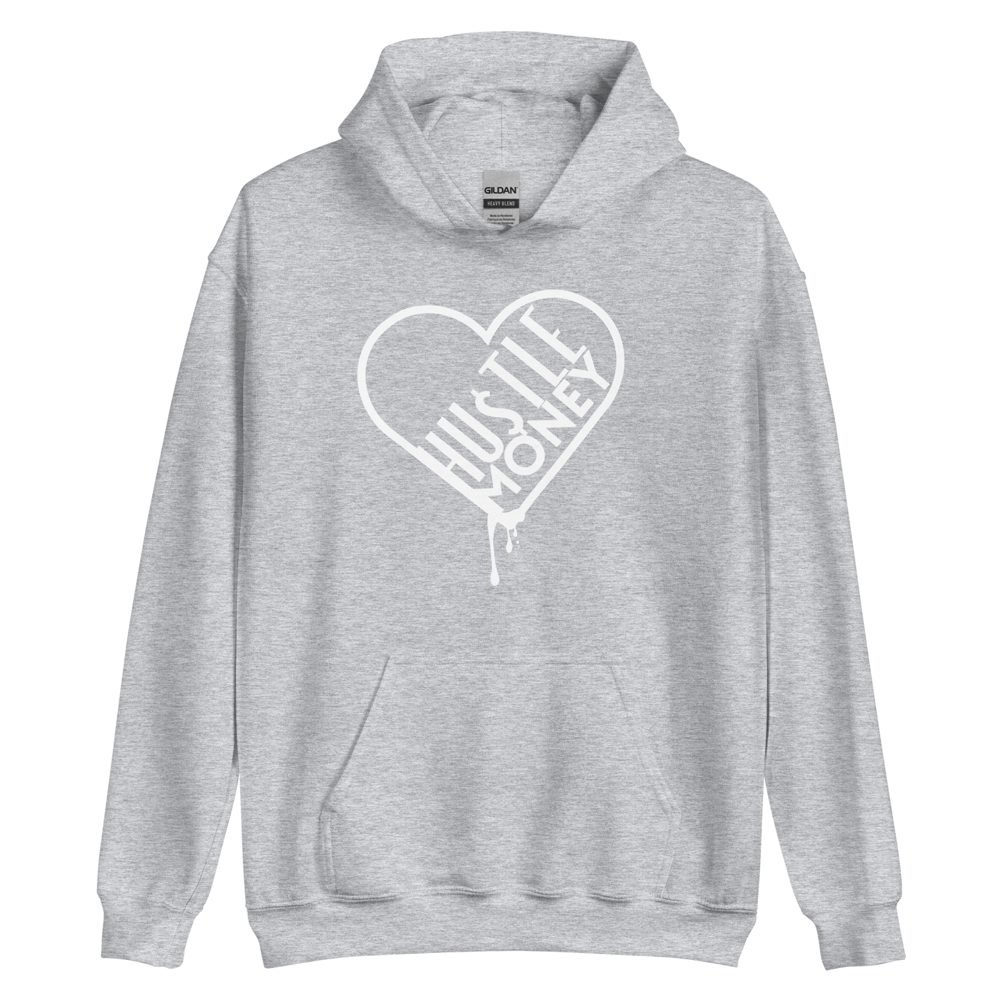 Unisex H$ V-Day Hoodie #2 (WHT)