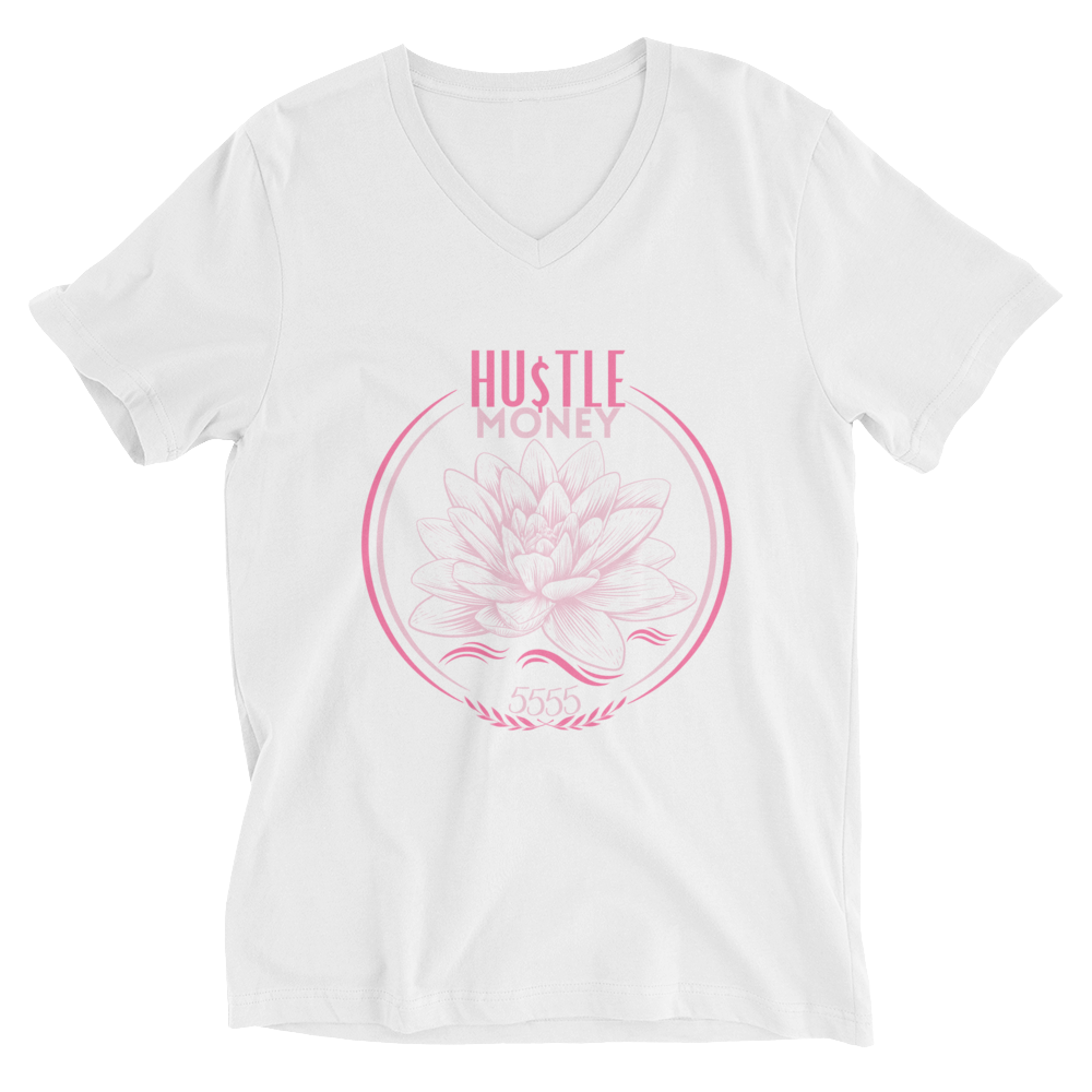 Unisex HM 5s V-Neck T-Shirt (Pinks)