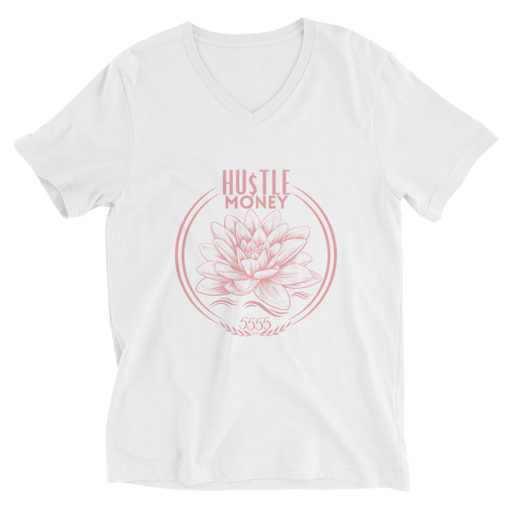 Unisex HM 5s V-Neck T-Shirt (Blush)