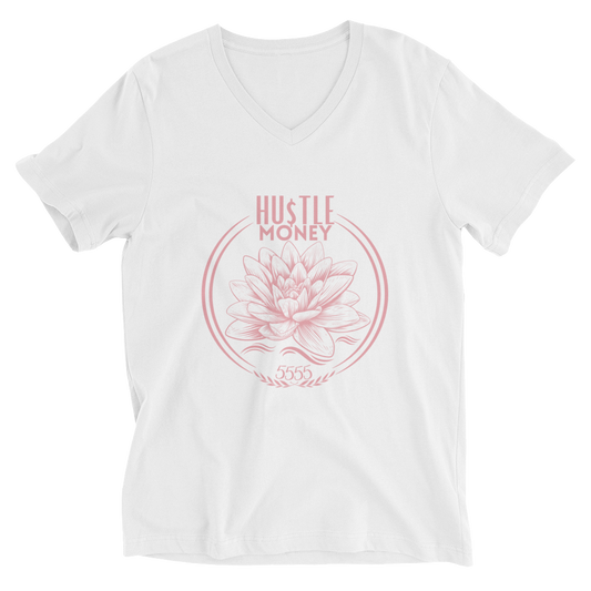 Unisex HM 5s V-Neck T-Shirt (Blush)