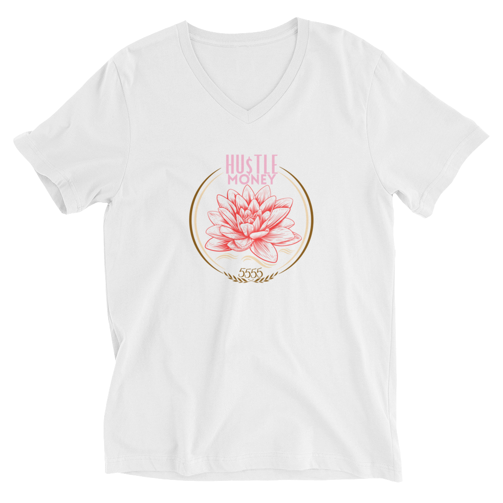 Unisex HM 5s Lotus Short Sleeve V-Neck T-Shirt